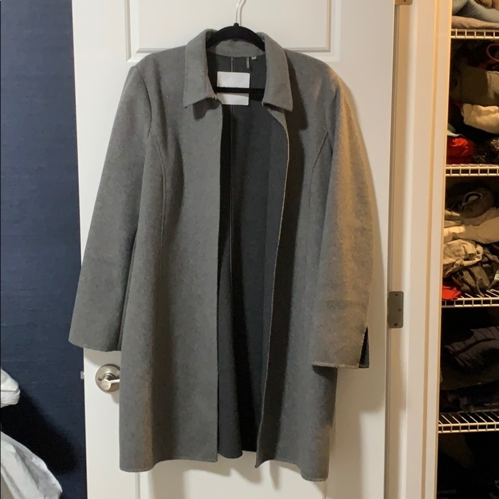 Calvin Klein Grey Long coat! Never worn before!
